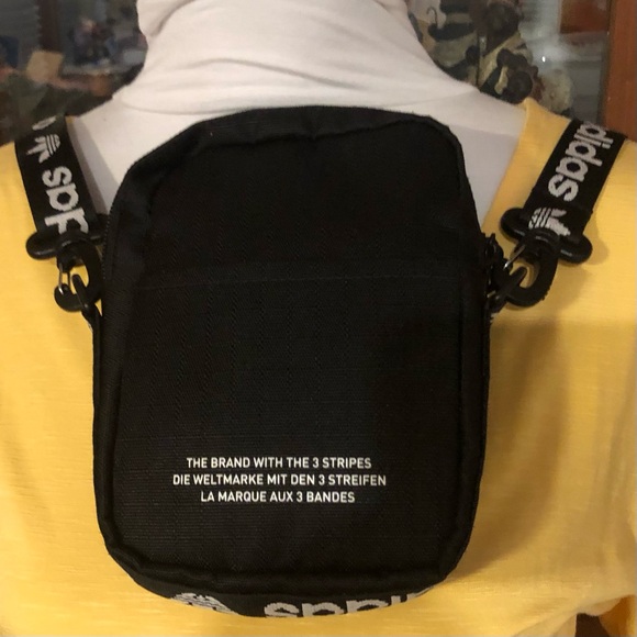 Like New Adidas Black and White Bag - Picture 4 of 5